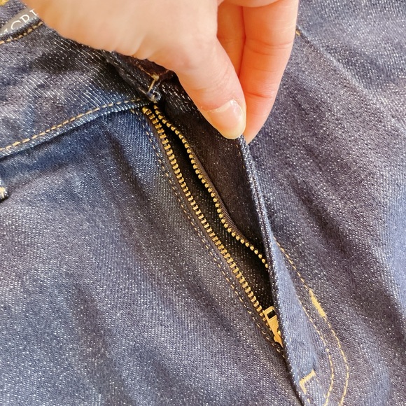 J.Crew Women’s Pleated Classic Blue Denim Women's Shorts - 9” ineam - Picture 5 of 9